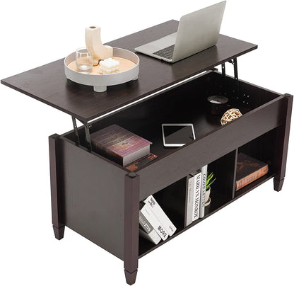 Lift-Top Coffee Table with Convertible Dining Function