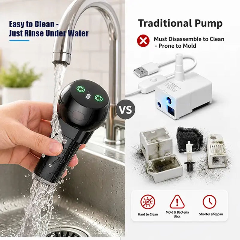 Cfume 2026 Smart Infrared Sensor Automatic Water Dispensing Fountain for Cats - 304 Stainless Steel, 3L Capacity, 5000mAh Pump-Free Design with 4-Layer Filtration, Ultra-Quiet Operation, Dry-Burn Prevention, and Water Level Indicator